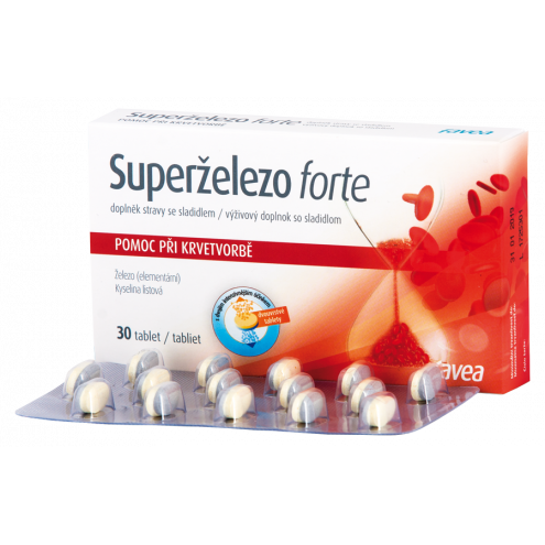 FAVEA Superželezo - Железо форте, 30 таб.